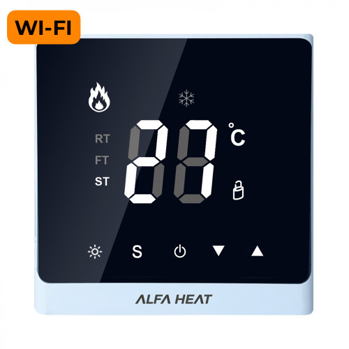 Alfa Heat SMART Терморегулятор сенсорний для теплої підлоги (WI-FI)