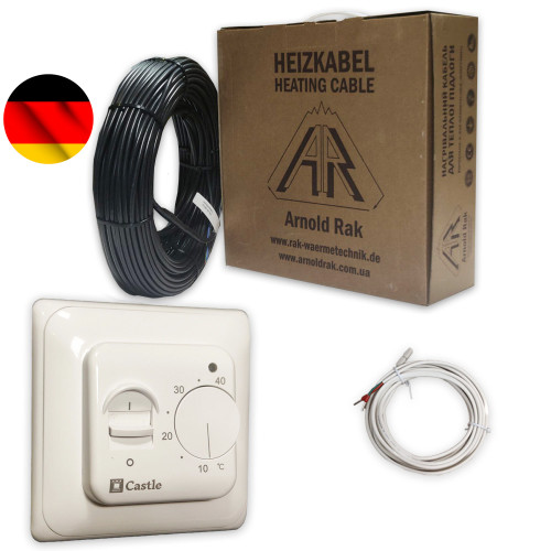 Німецька Тепла підлога нагрівальний кабель Arnold Rak 61-20 EC