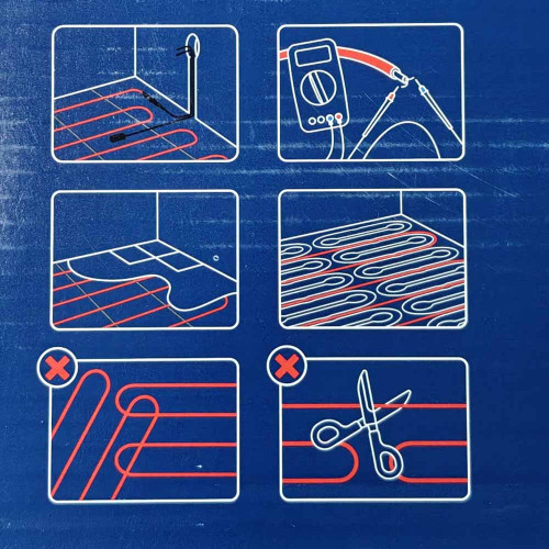 Тепла підлога нагрівальний кабель Devi 18T (18 Вт/м.п)