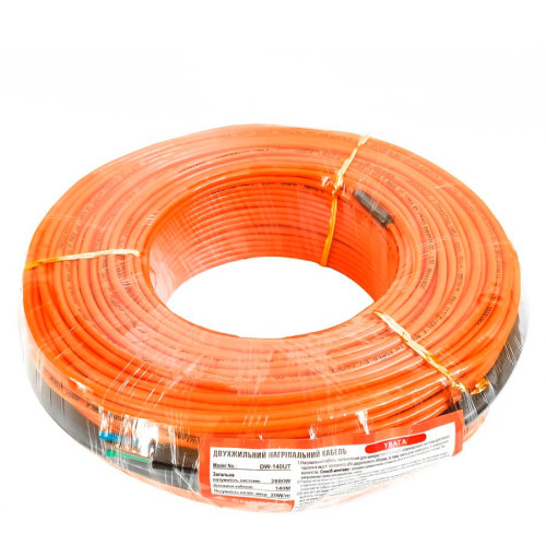 Тепла підлога нагрівальний кабель Enerpia UT-20 Teflon