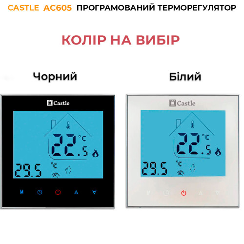 Тепла підлога під ламінат комплект з терморегулятором AC605H