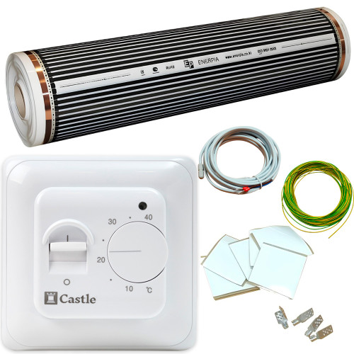 Тепла підлога під ламінат комплект з терморегулятором RTC 70.26