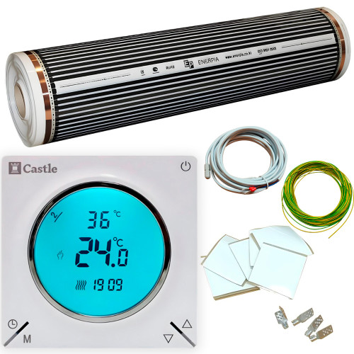 Тепла підлога під ламінат комплект з терморегулятором AC829H