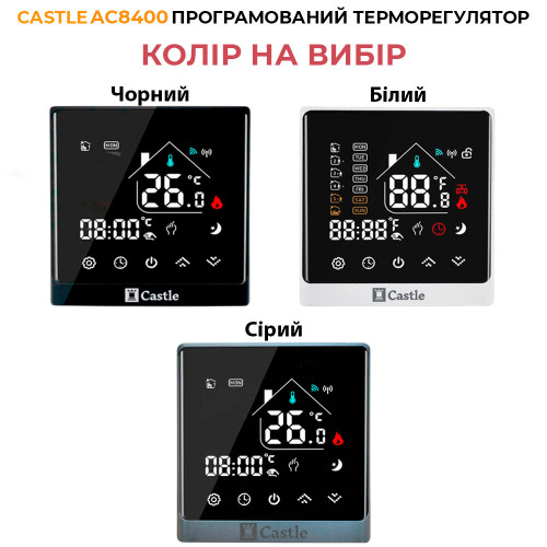 Тепла підлога під ламінат комплект з терморегулятором AC8400H