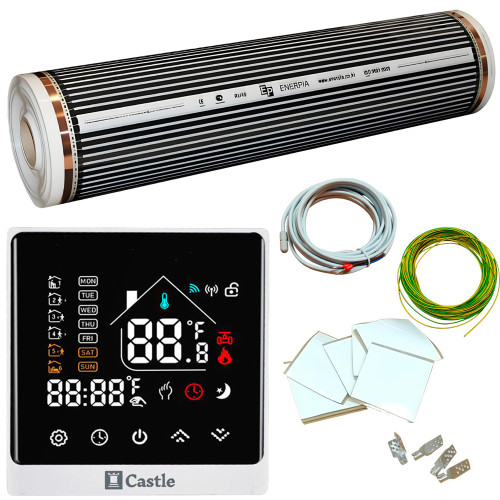 Тепла підлога під ламінат комплект з терморегулятором AC8400H