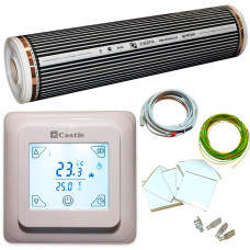 Тепла підлога під ламінат комплект з терморегулятором V8.716