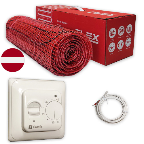 Мати теплої підлоги під плитку Flex EHM 175 Вт/м2