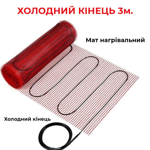 Мати теплої підлоги під плитку Flex EHM 175 Вт/м2