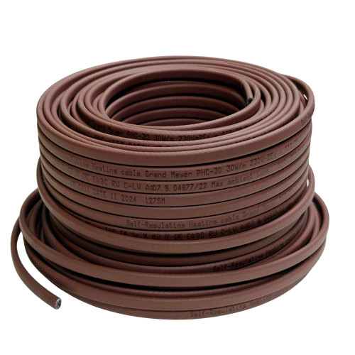 Кабель обігрів покрівлі, труб та водостоку Grand Meyer PHC відрізний