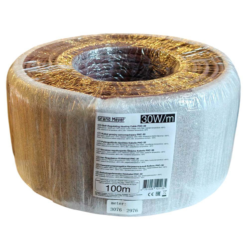 Кабель обігрів покрівлі, труб та водостоку Grand Meyer PHC відрізний