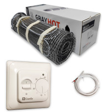 Мати теплої підлоги під плитку GrayHot 150 Вт/м2