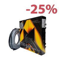 Тепла підлога нагрівальний кабель OK-hot (17 Вт/м.п)