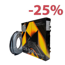 Тепла підлога нагрівальний кабель OK-hot (17 Вт/м.п)