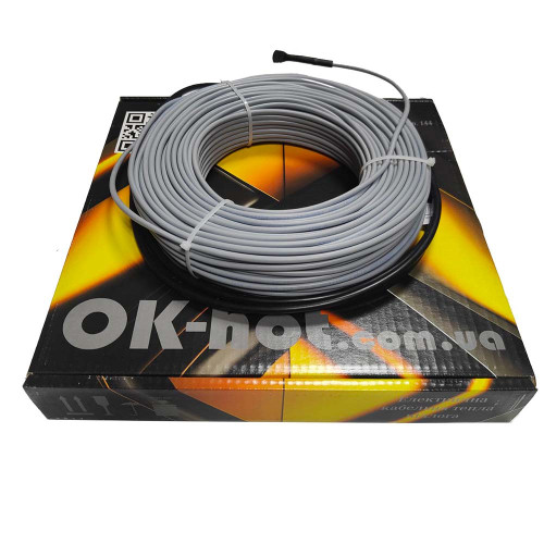 Тепла підлога нагрівальний кабель OK-hot (17 Вт/м.п)