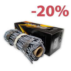 Мати теплої підлоги на алюмінієвій стрічці OK-hot 170 Вт/м2