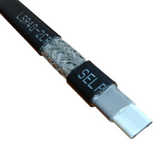 Кабель для обігріву трубопроводу Ryxon LSR-17-CR відрізний 1м.