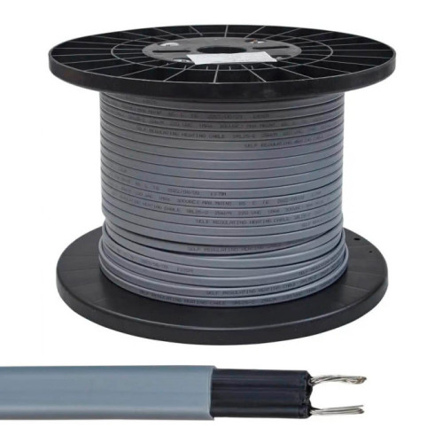 Кабель для обігріву трубопроводу Castle SRL відрізний 1м.