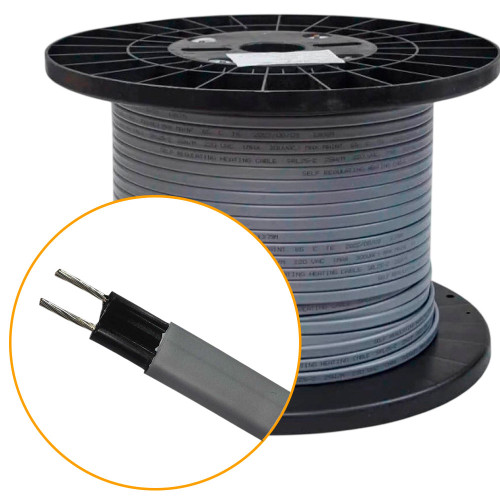 Кабель для обігріву трубопроводу Castle SRL відрізний 1м.