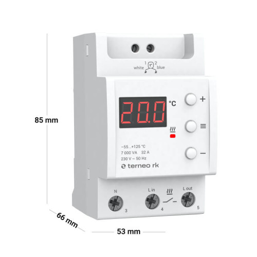 Terneo RK Терморегулятор цифровий для котлів