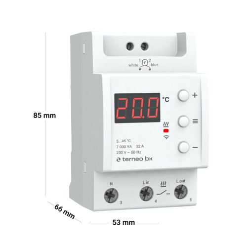 Terneo bx Терморегулятор програматор для теплої підлоги (WI-FI)