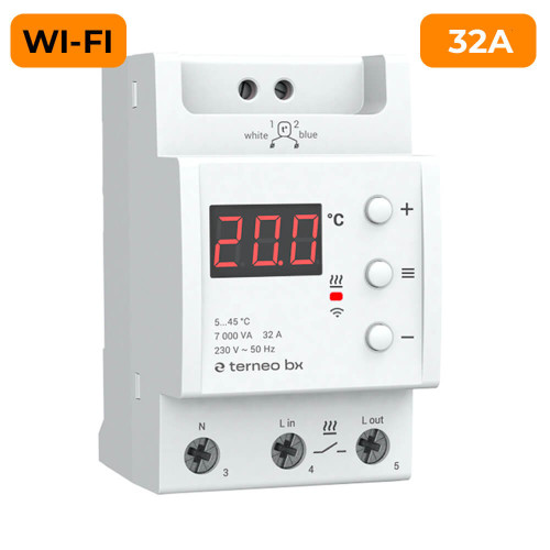 Terneo bx Терморегулятор програматор для теплої підлоги (WI-FI)