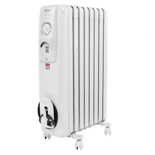 Масляний радіатор Tesy CC 2510 E05 R 2500 Вт (на коліщатках)