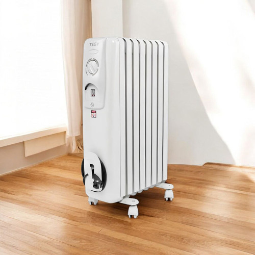 Масляний радіатор Tesy CC 2510 E05 R 2500 Вт (на коліщатках)