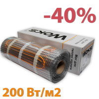 Мати для теплої підлоги під плитку WoksMat 200 Вт/м2