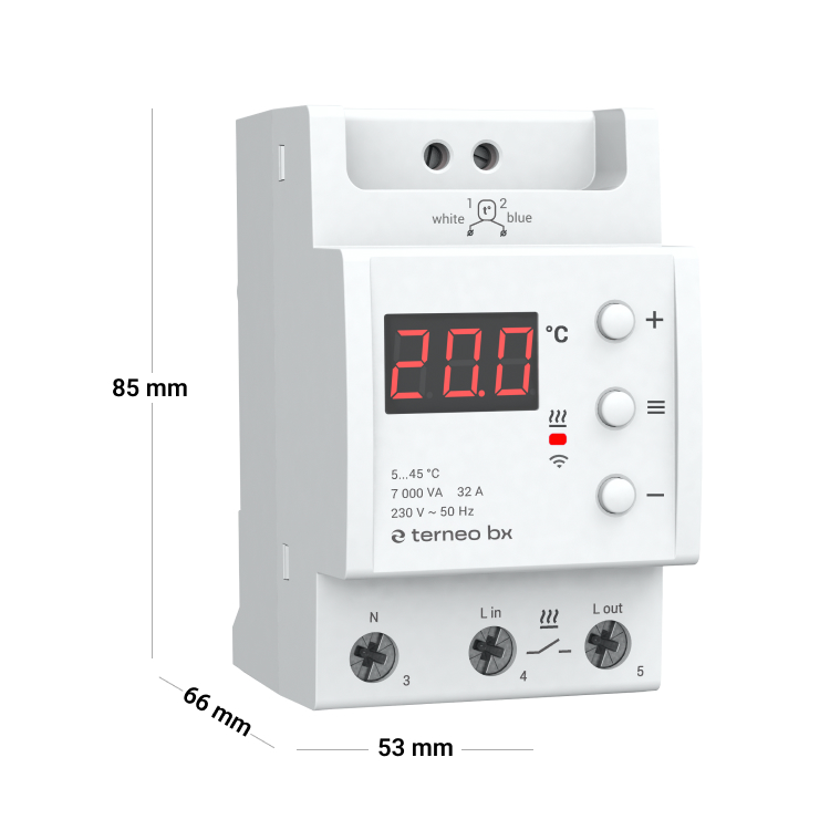 термостат програматор WI-FI для теплої підлоги terneo bx
